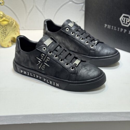 Philipp Plein Premium Leather High-Top Men’s Sneaker