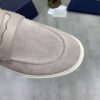 Dior Light Grey Suede Penny Loafer