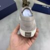 Dior Light Grey Suede Penny Loafer