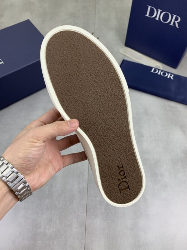 Dior Light Grey Suede Penny Loafer