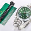 sy_no_D9B8846617213760EAF768D859DC452D_1 ROLEX Rolex Dog Tooth Ring Gold Logbook Series Automatic Mechanical Movement Date Display Men's Watch Swiss Watch 41mm Green Dial