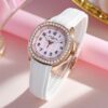 Patek Philippe AQUANAUT series automatic mechanical movement 120 meter waterproof women's watch Swiss watch 38.8mm white dial