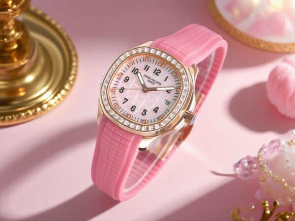 Patek Philippe AQUANAUT series automatic mechanical movement 120 meter waterproof women's watch Swiss watch 38.8mm white dial