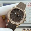 sy_no_DB5AF9BDE9F15EC78EC0C7FD827426DF_1 Patek Philippe AQUANAUT series automatic mechanical movement with diamond inlaid women's watch, Swiss watch, coffee colored dial