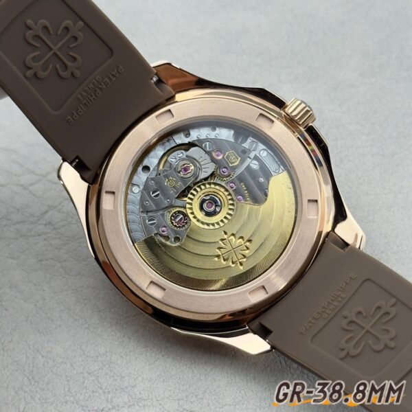 sy_no_DB5AF9BDE9F15EC78EC0C7FD827426DF_7 Patek Philippe AQUANAUT series automatic mechanical movement with diamond inlaid women's watch, Swiss watch, coffee colored dial