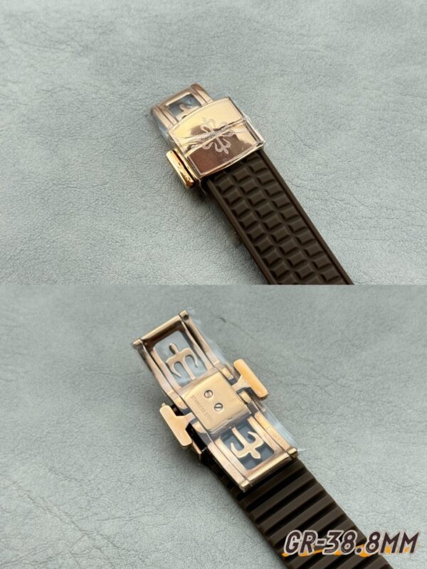 sy_no_DB5AF9BDE9F15EC78EC0C7FD827426DF_8 Patek Philippe AQUANAUT series automatic mechanical movement with diamond inlaid women's watch, Swiss watch, coffee colored dial