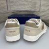Dior Beige-Cream Leather Oblique Jacquard Low-Top Sneaker