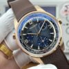 Jaeger LeCoultre Beichen series automatic mechanical movement blue men's waterproof men's watch Swiss watch blue dial titanium metal case