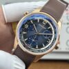 Jaeger LeCoultre Beichen series automatic mechanical movement blue men's waterproof men's watch Swiss watch blue dial titanium metal case