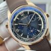 Jaeger LeCoultre Beichen series automatic mechanical movement blue men's waterproof men's watch Swiss watch blue dial titanium metal case
