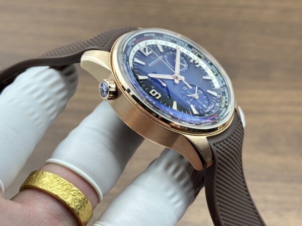 Jaeger LeCoultre Beichen series automatic mechanical movement blue men's waterproof men's watch Swiss watch blue dial titanium metal case