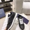 sy_no_DD092BD064236EDE75A097507780E501_2 Dior Black Leather Embossed Logo Low Sneaker