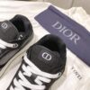 sy_no_DD092BD064236EDE75A097507780E501_5 Dior Black Leather Embossed Logo Low Sneaker