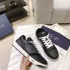 sy_no_DD092BD064236EDE75A097507780E501_8 Dior Black Leather Embossed Logo Low Sneaker