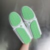 Dior Light Grey-Purple-Green Suede Mesh Mid-Top Sneaker