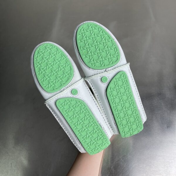 Dior Light Grey-Purple-Green Suede Mesh Mid-Top Sneaker