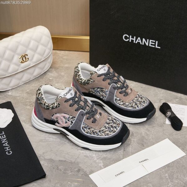 sy_no_DDCCB55475128B7F00DE931FF062E123_2 Chanel Tweed Multi-Color Platform Trainer Tweed-Multi-Sneaker