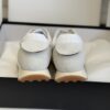 sy_no_DDE6F70509C357A7DC9D48E486735DAF_7 Chanel White and Grey Nylon and Suede Low-Top Sneaker with Black Toe Cap and CC Logo