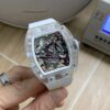 sy_no_DFBED879C00B78CF1A72B4CAF825634E_1 RICHARDMILLE RM38-02 Transparent Crystal Pink Theme Hollow Tourbillon Watch