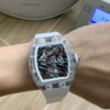 sy_no_DFBED879C00B78CF1A72B4CAF825634E_7 RICHARDMILLE RM38-02 Transparent Crystal Pink Theme Hollow Tourbillon Watch