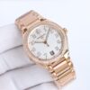sy_no_DFEF2E0DD54DF5F960C2AEC5930573ED_0 Patek Philippe automatic mechanical movement 30 meter waterproof diamond studded bezel women's watch Swiss watch white dial