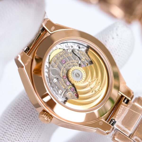 sy_no_DFEF2E0DD54DF5F960C2AEC5930573ED_8 Patek Philippe automatic mechanical movement 30 meter waterproof diamond studded bezel women's watch Swiss watch white dial