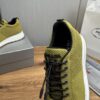 sy_no_E0362AD7291F5F0AF677489AFBDB98D6_1 Prada Olive Green Knit Mesh Casual Sneaker