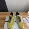 sy_no_E0362AD7291F5F0AF677489AFBDB98D6_4 Prada Olive Green Knit Mesh Casual Sneaker