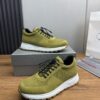 sy_no_E0362AD7291F5F0AF677489AFBDB98D6_6 Prada Olive Green Knit Mesh Casual Sneaker