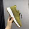 sy_no_E0362AD7291F5F0AF677489AFBDB98D6_9 Prada Olive Green Knit Mesh Casual Sneaker