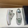 Prada Matcha Green Nylon and Suede Low-Top Casual Sneaker