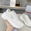 sy_no_E0D5A4917EB9C87270711D75751964BC_0 Prada White Triangle Logo Platform Sneaker