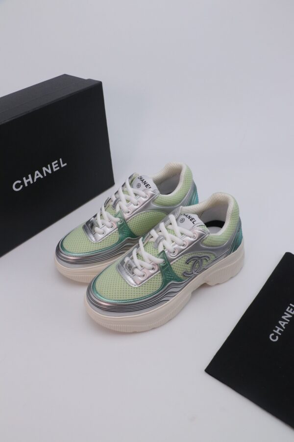 sy_no_E39C3728FFBEF4437D2D641EA99BFE05_0 Chanel Wave-Panel Mesh Trainer Mint-Mesh-Silver
