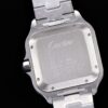 Cartier Sandus series automatic mechanical movement with diamond studded Roman scale waterproof men's watch Swiss watch gold dial stainless steel case