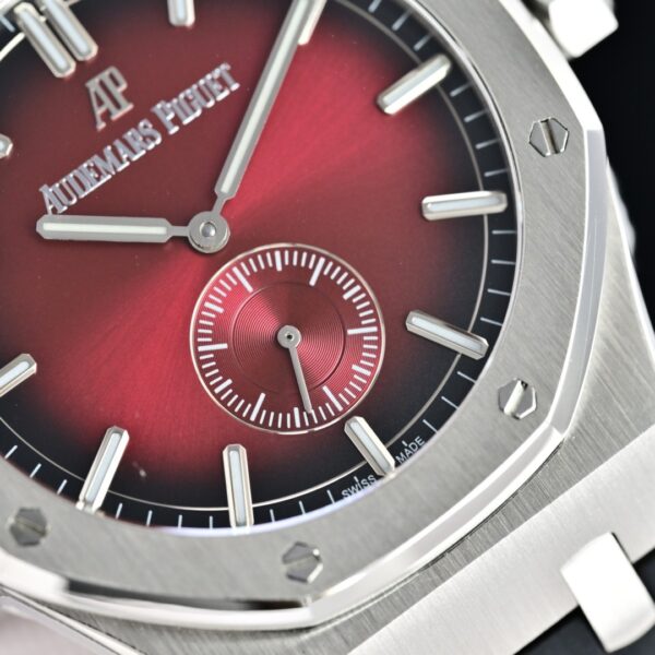 AUDEMARS PIGUET Audemars Piguet Royal Oak series manual mechanical movement 20 meter waterproof men's watch Swiss watch 42mm red dial