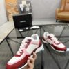 Chanel Red & Pink Chunky Sneaker with Interlocking CC Logo