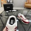 Chanel Red & Pink Chunky Sneaker with Interlocking CC Logo