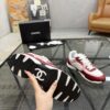 Chanel Red & Pink Chunky Sneaker with Interlocking CC Logo