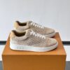 sy_no_E481DCB3C16FA59C34E831D4BC7C8E4A_0 Louis Vuitton Milk-Tone Monogram Suede Low-Top Sneaker