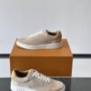 sy_no_E481DCB3C16FA59C34E831D4BC7C8E4A_3 Louis Vuitton Milk-Tone Monogram Suede Low-Top Sneaker