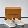 sy_no_E481DCB3C16FA59C34E831D4BC7C8E4A_4 Louis Vuitton Milk-Tone Monogram Suede Low-Top Sneaker