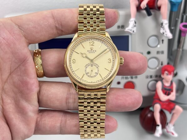 sy_no_E5967BE92218F04D9D51E82C3B4B0434_0 ROLEX 1908 automatic mechanical movement 50 meter waterproof unisex Swiss watch