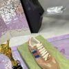 sy_no_E5A5D807F966029193279DF50B0E02A4_4 Gucci MAC8 GG Supreme Canvas & Suede Sneaker with Orange/Blue Web Stripe