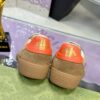 sy_no_E5A5D807F966029193279DF50B0E02A4_7 Gucci MAC8 GG Supreme Canvas & Suede Sneaker with Orange/Blue Web Stripe