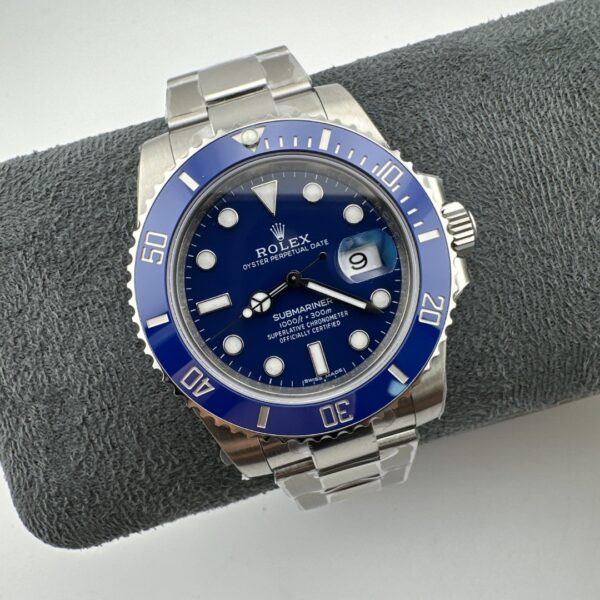 sy_no_E686ED362064C90EE1CC8D7216094CCE_1 Rolex Submariner Automatic Mechanical Movement Blue Dial 18K White Gold Case