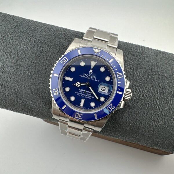 sy_no_E686ED362064C90EE1CC8D7216094CCE_4 Rolex Submariner Automatic Mechanical Movement Blue Dial 18K White Gold Case