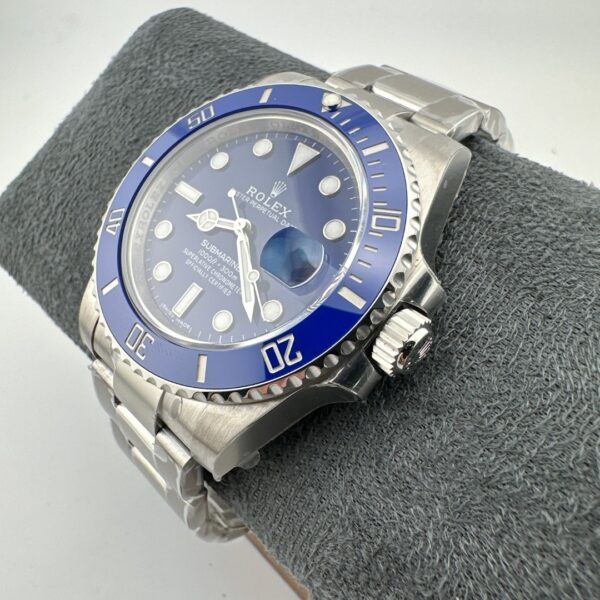 sy_no_E686ED362064C90EE1CC8D7216094CCE_6 Rolex Submariner Automatic Mechanical Movement Blue Dial 18K White Gold Case