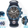 sy_no_E69E3F00E6A6F90337A20C0615ABB4A0_5 BLANCPEIN Fifty Fathoms Series FIFTY FATHEMS Automatic Mechanical Movement 300m Waterproof Swiss Watch Gray Dial Ceramic Case Fabric Strap