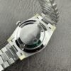 ROLEX Rolex Dog Tooth Ring Weekly Calendar Automatic Mechanical Movement Silver Dial 18K White Gold Case