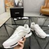 Chanel White & Grey Chunky Sneaker with Interlocking CC Logo